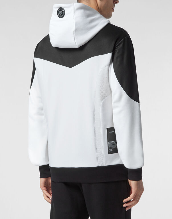 Plein Sport Hoodie Sweatshirt White / Black
