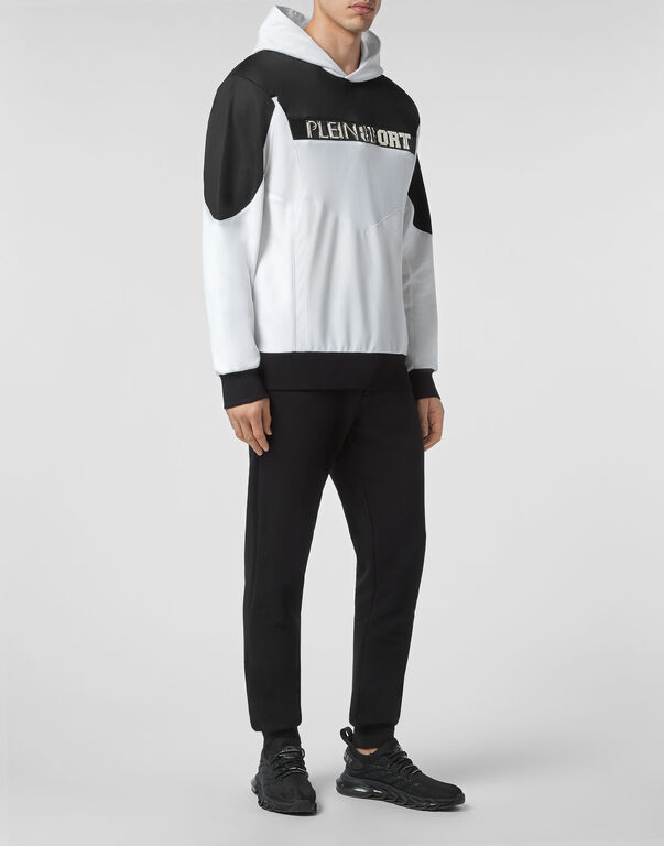 Plein Sport Hoodie Sweatshirt White / Black