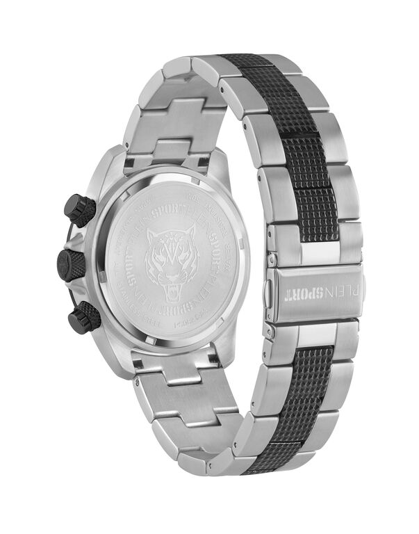 Plein Sport HURRICANE CHRONO Watch Silver / Black