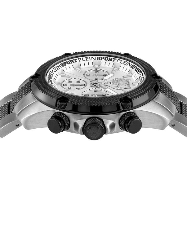 Plein Sport HURRICANE CHRONO Watch Silver / Black