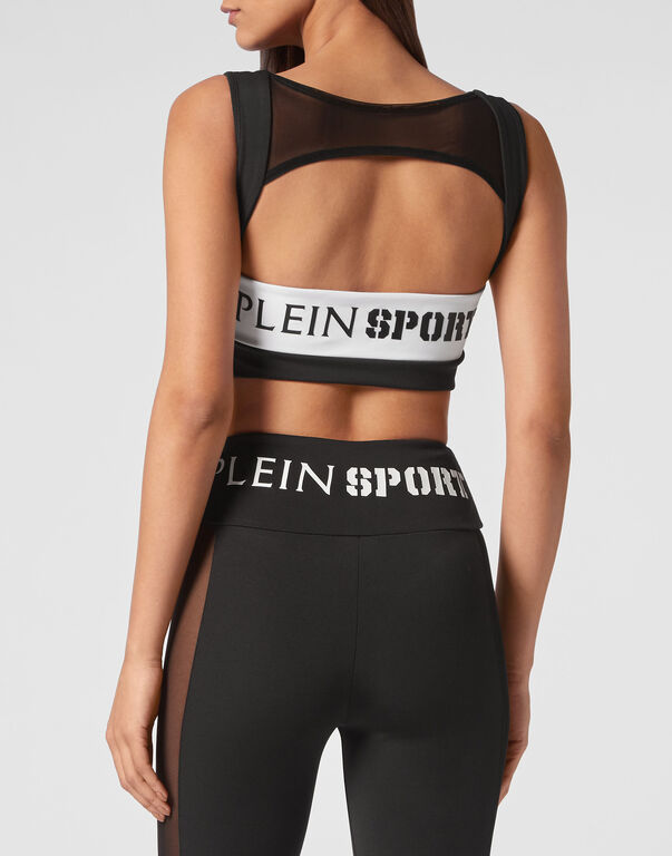 Plein Sport Jogging Bra Black