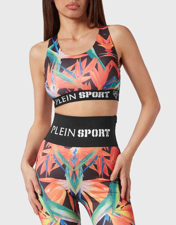 Plein Sport Jogging Bra Black / Multicolored