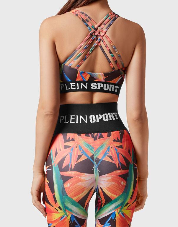 Plein Sport Jogging Bra Black / Multicolored