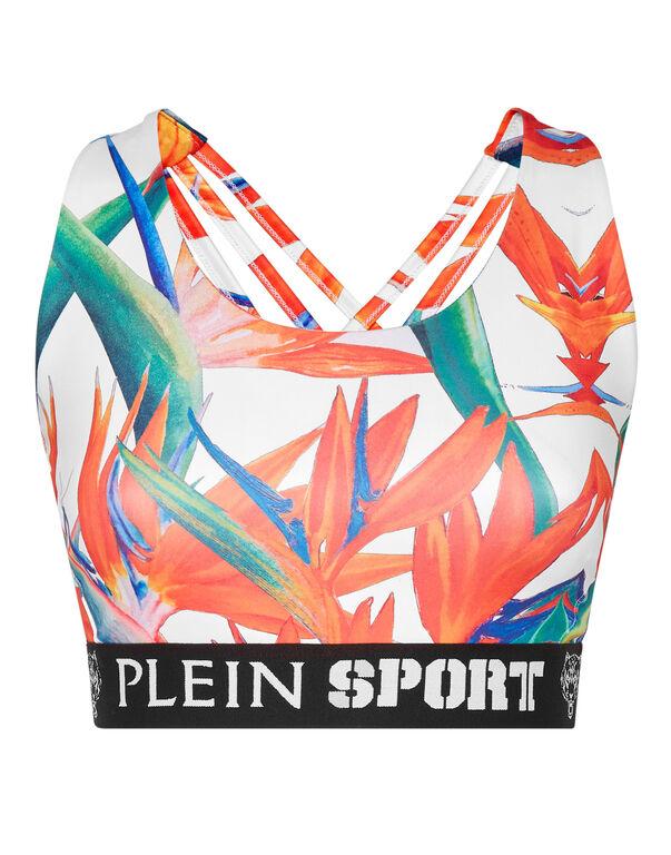 plein sport Jogging Bra white / multicolored