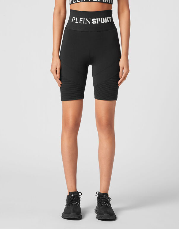 Plein Sport Jogging Cyclist Leggings Black