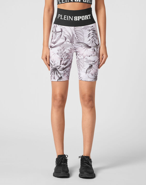 Plein Sport Jogging Cyclist Leggings Multicolor