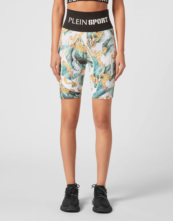 Plein Sport Jogging Cyclist Leggings Multicolor