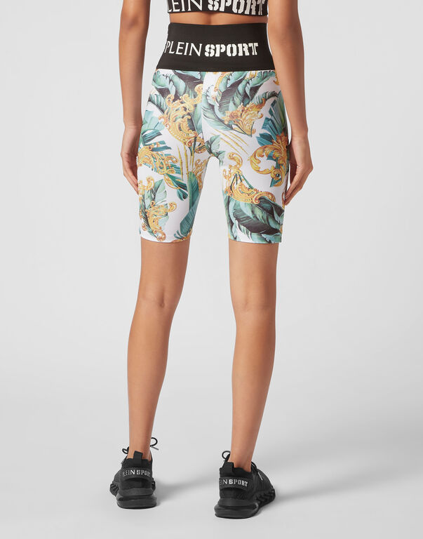 Plein Sport Jogging Cyclist Leggings Multicolor