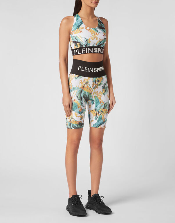 Plein Sport Jogging Cyclist Leggings Multicolor