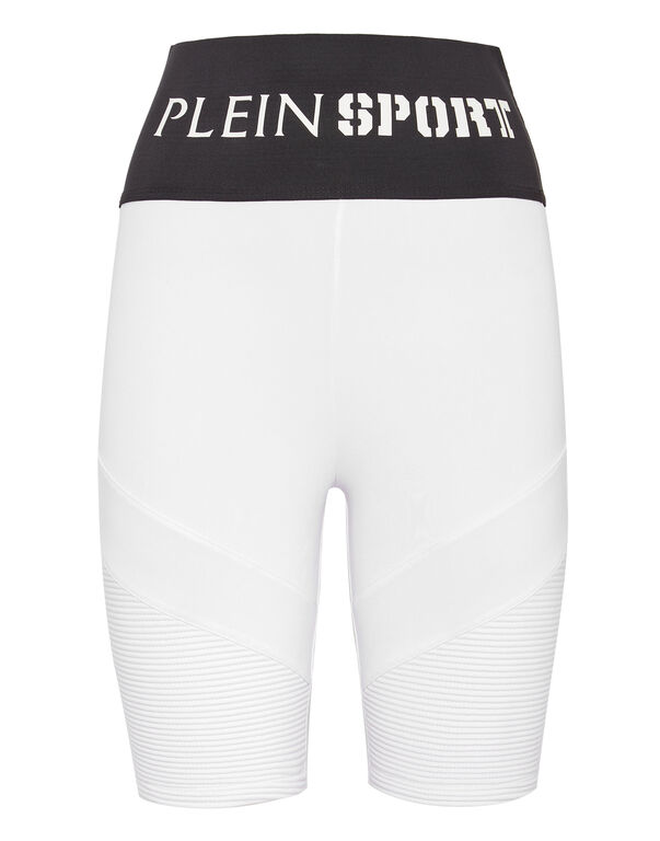 plein sport Jogging Cyclist Leggings white