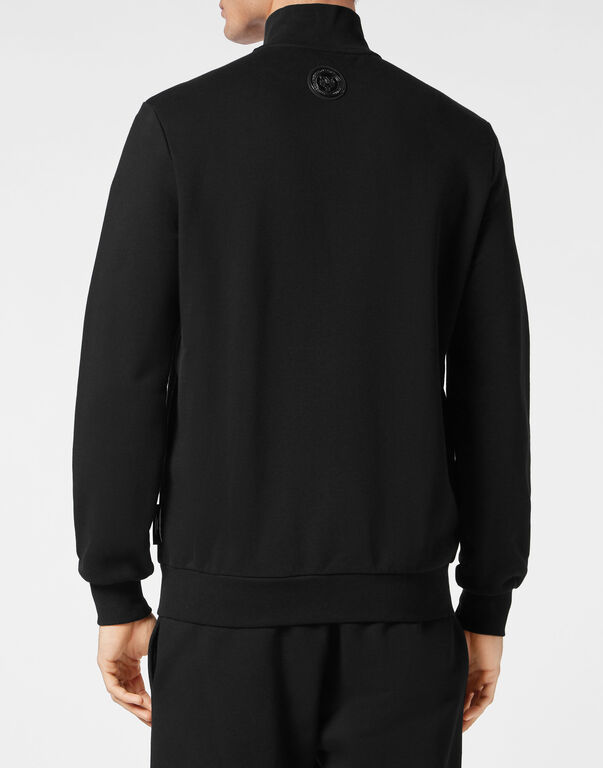 Plein Sport Jogging Jacket Scratch Black