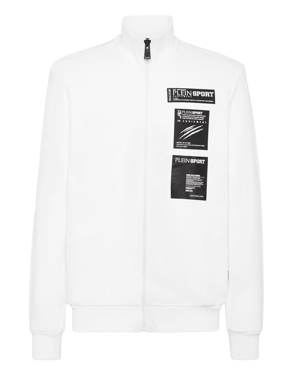 plein sport Jogging Jacket Scratch white
