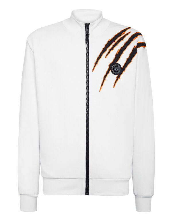 plein sport Jogging Jacket Scratch white