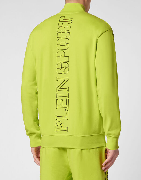 Plein Sport Jogging Jacket Tiger Yellow Fluo