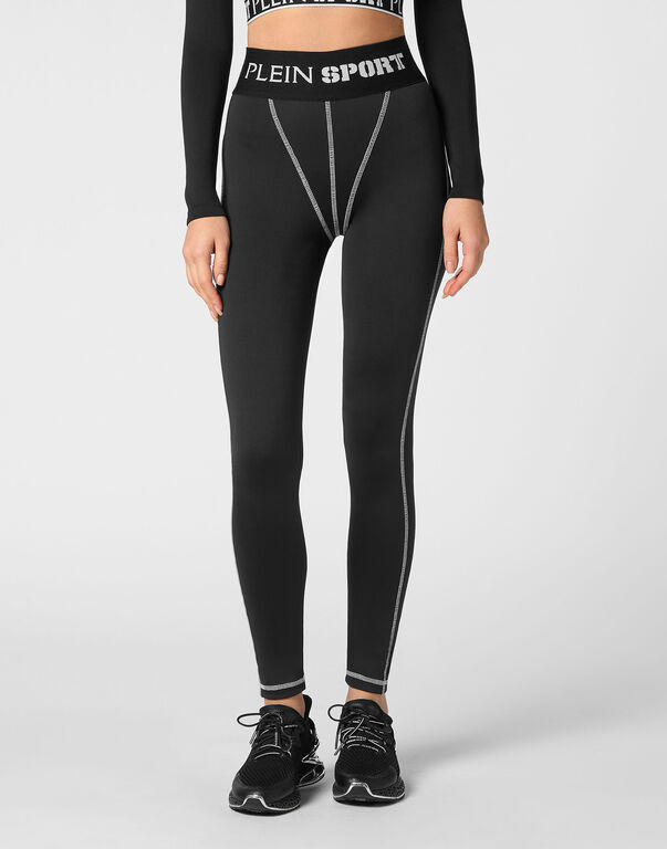 Plein Sport Jogging Leggings Black