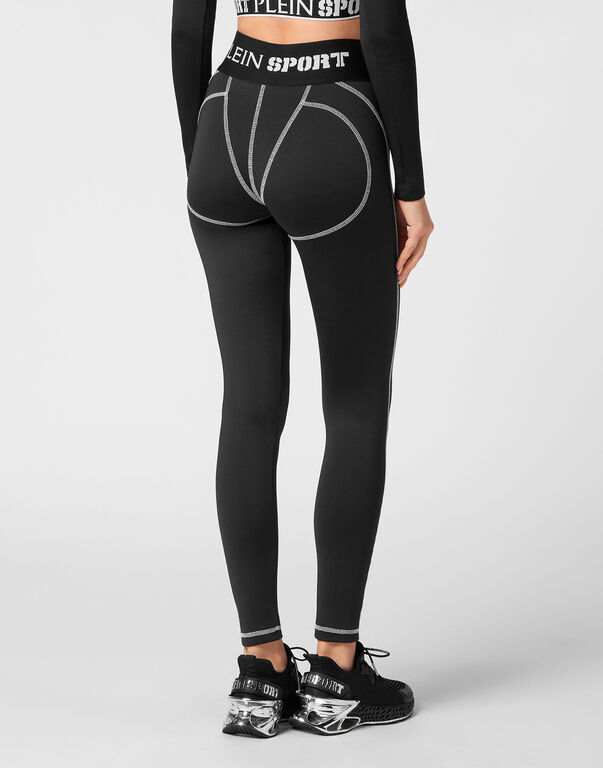 Plein Sport Jogging Leggings Black