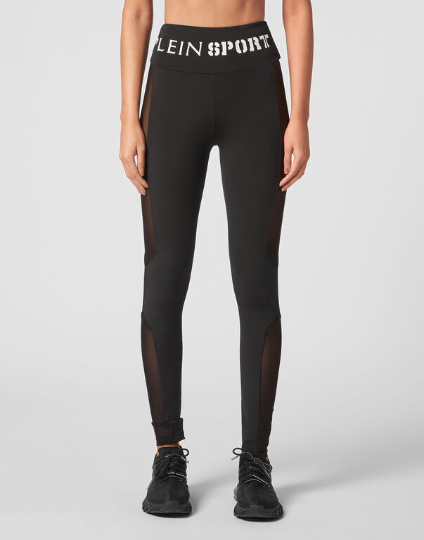 Plein Sport Jogging Leggings Black