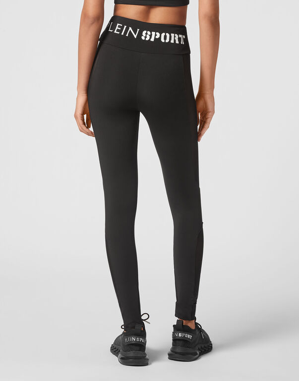 Plein Sport Jogging Leggings Black