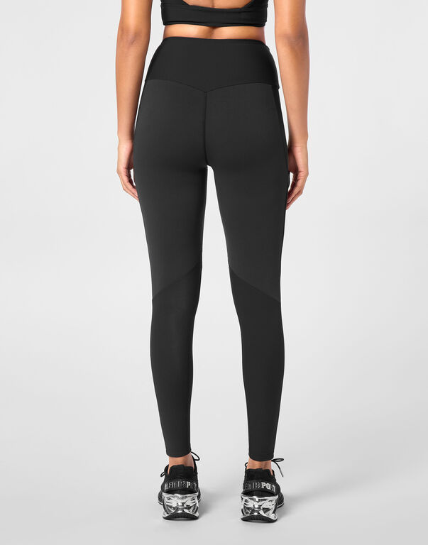Plein Sport Jogging Leggings Black
