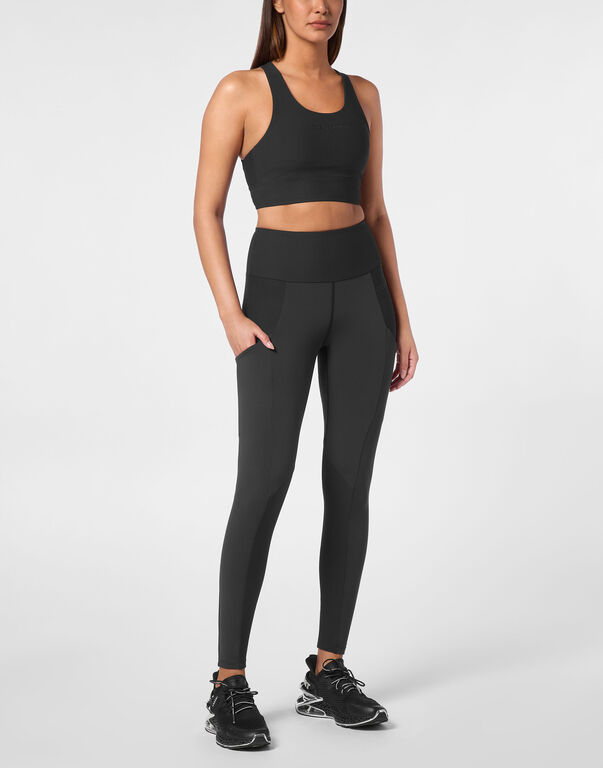 Plein Sport Jogging Leggings Black