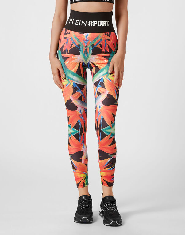 Plein Sport Jogging Leggings Black / Multicolored