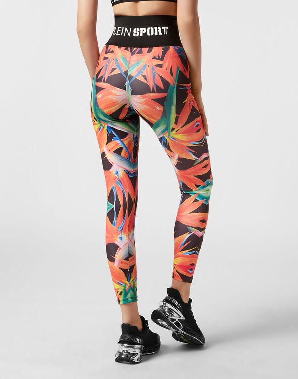 Plein Sport Jogging Leggings Black / Multicolored
