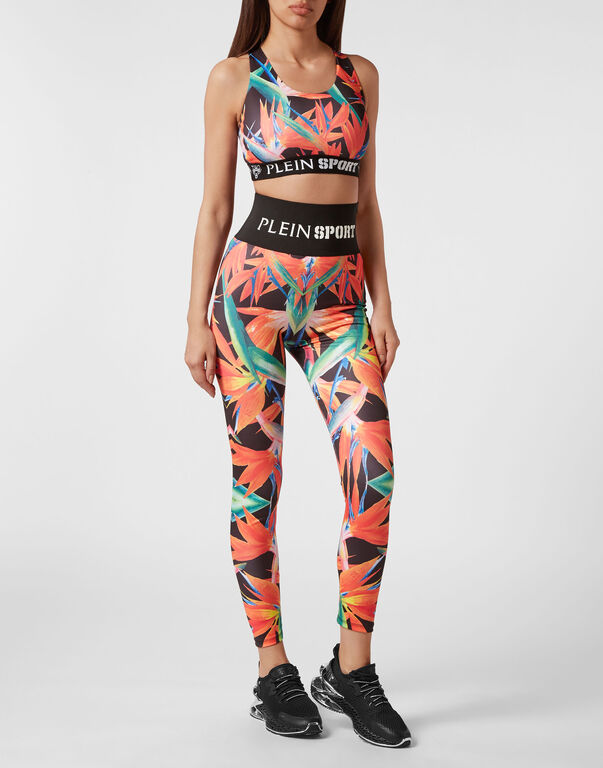 Plein Sport Jogging Leggings Black / Multicolored