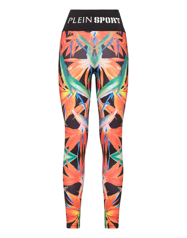 plein sport Jogging Leggings black / multicolored