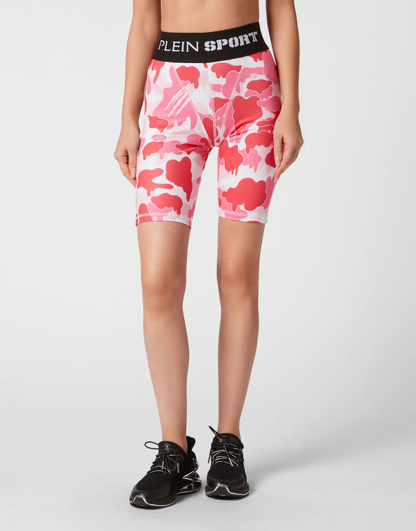 Plein Sport Jogging Leggings Camouflage Fuxia