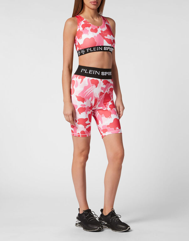 Plein Sport Jogging Leggings Camouflage Fuxia