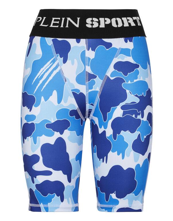 plein sport Jogging Leggings Camouflage light blue