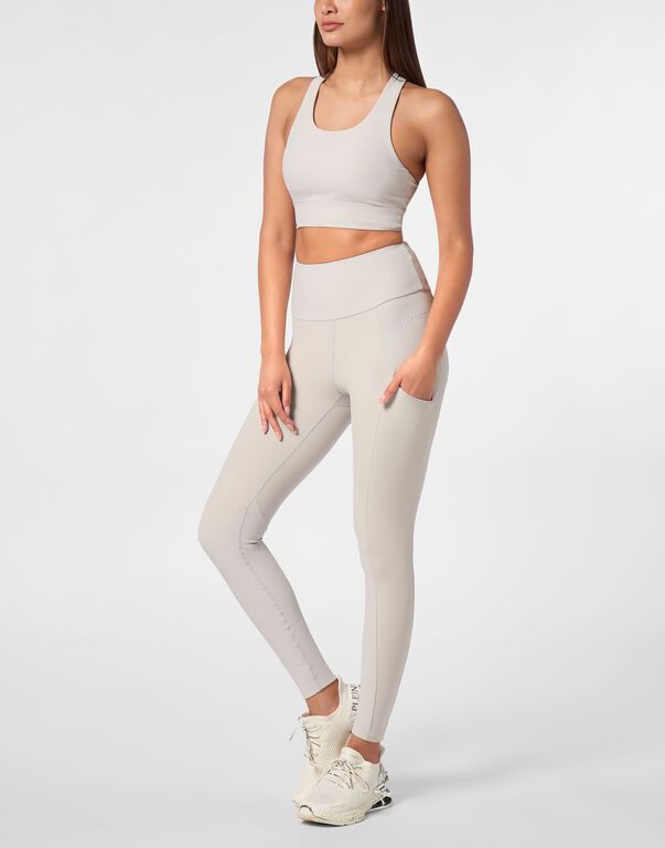 Plein Sport Jogging Leggings Grey