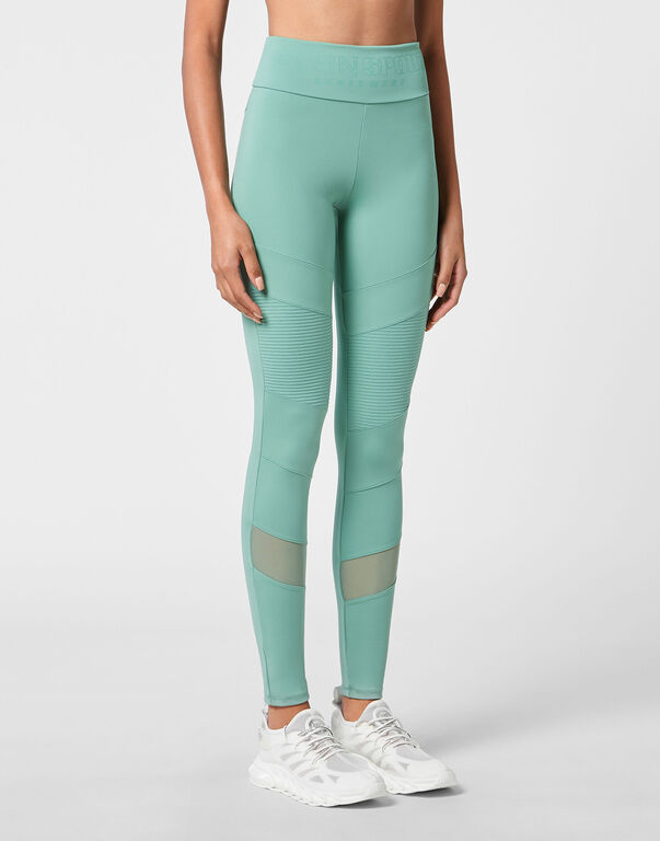 Plein Sport Jogging Leggings Statement Green