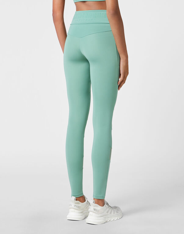 Plein Sport Jogging Leggings Statement Green