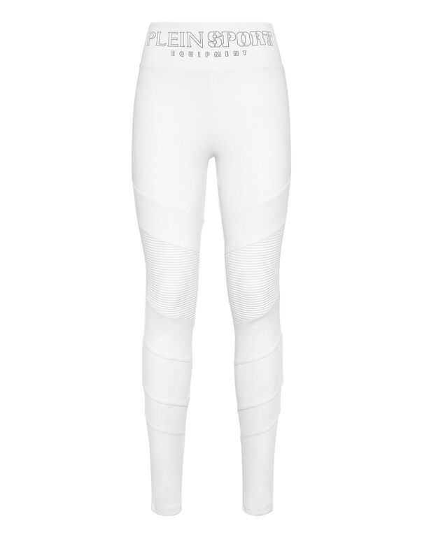 plein sport Jogging Leggings Statement white