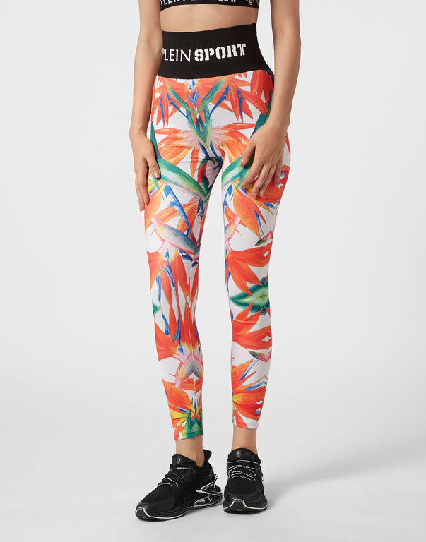 Plein Sport Jogging Leggings White / Multicolored
