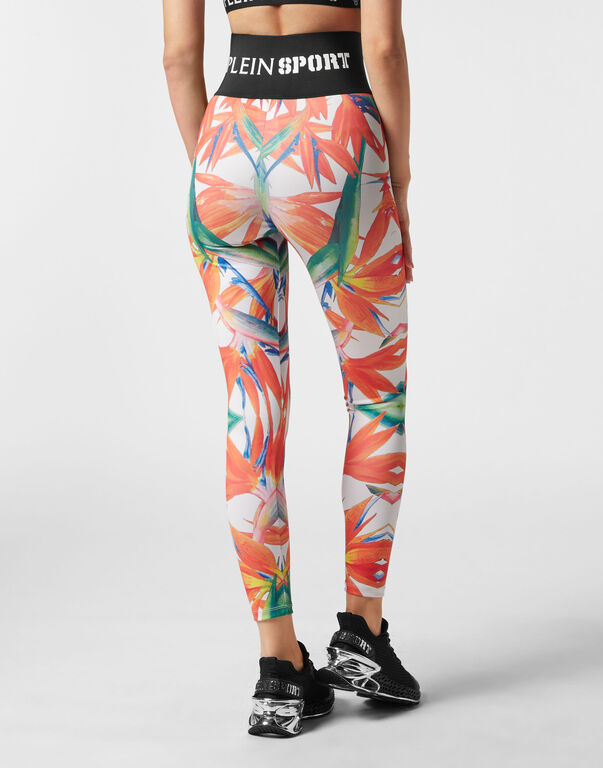 Plein Sport Jogging Leggings White / Multicolored