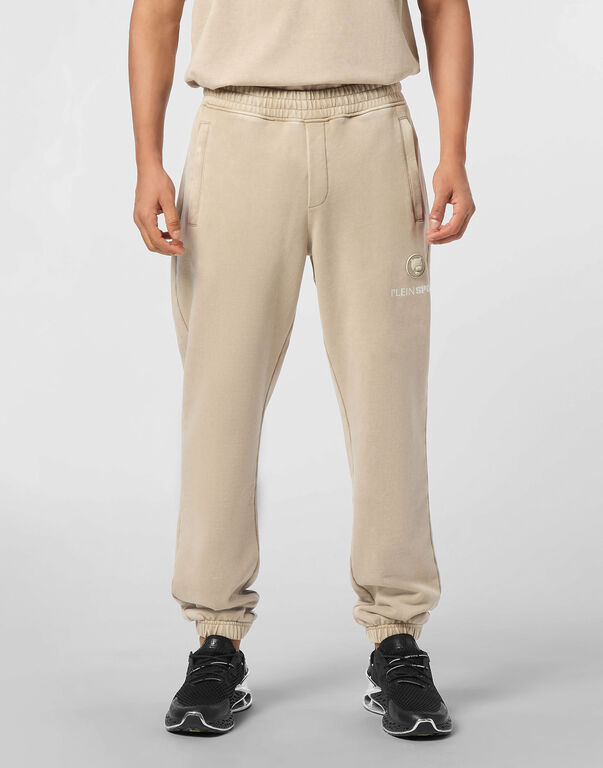 Plein Sport Jogging Pants Cold Dye Beige