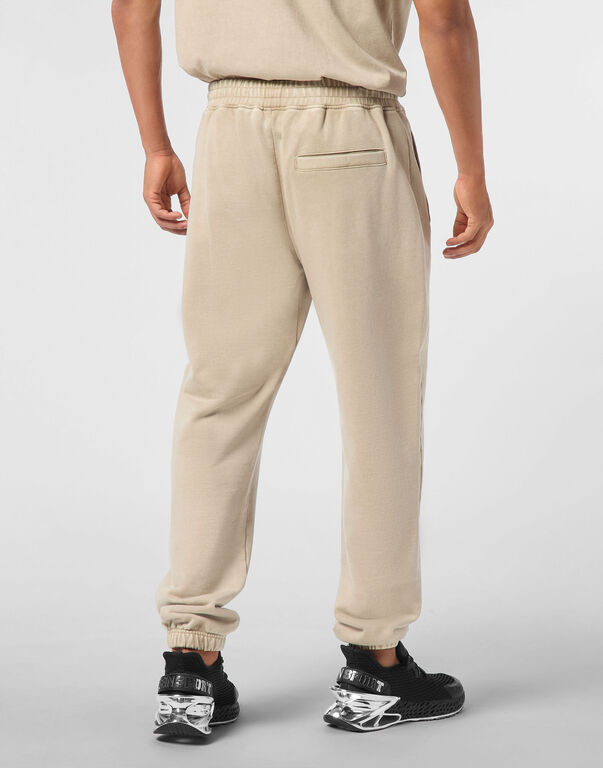 Plein Sport Jogging Pants Cold Dye Beige