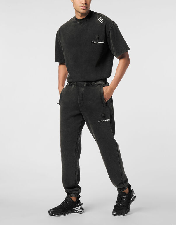 Plein Sport Jogging Pants Cold Dye Black