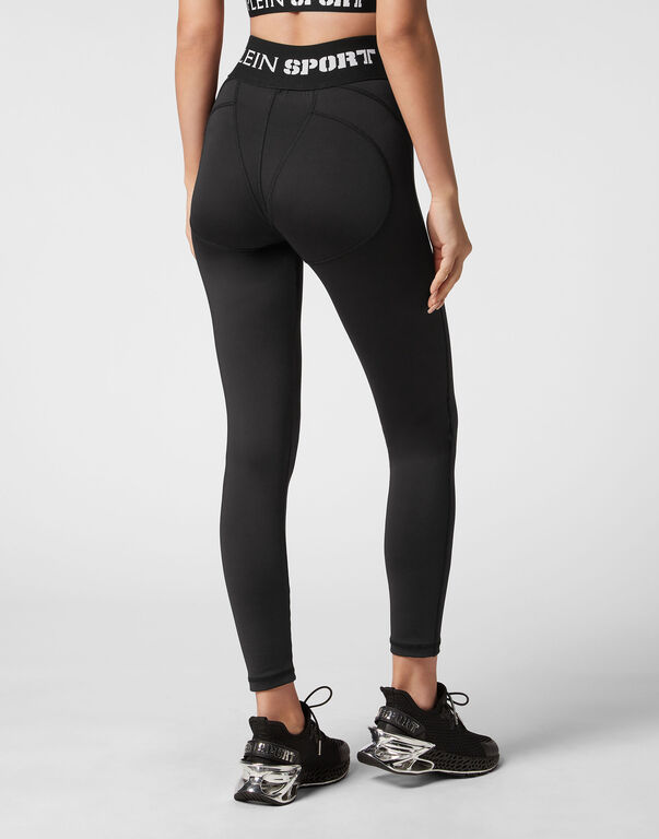 Plein Sport Jogging Push Up Leggings Basic Black