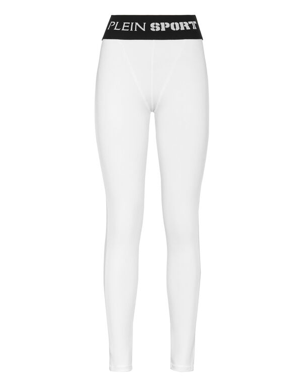 plein sport Jogging Push Up Leggings Basic white