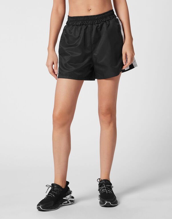 Plein Sport Jogging Shorts Basic Black