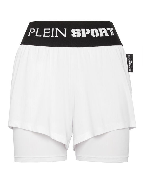 plein sport Jogging Shorts Basic white