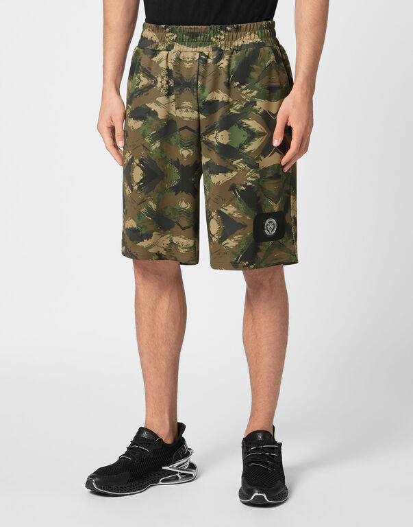 Plein Sport Jogging Shorts Camouflage Camouflage
