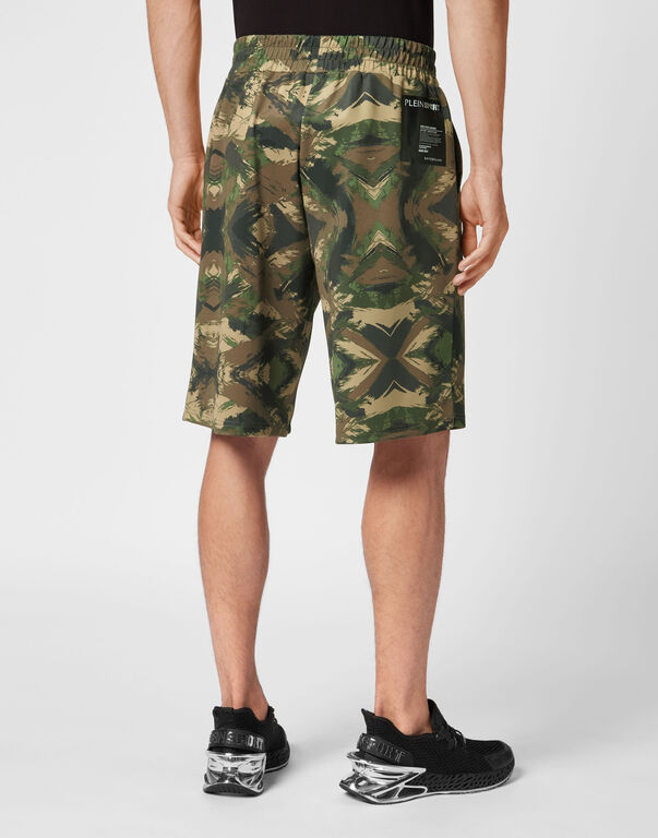 Plein Sport Jogging Shorts Camouflage Camouflage