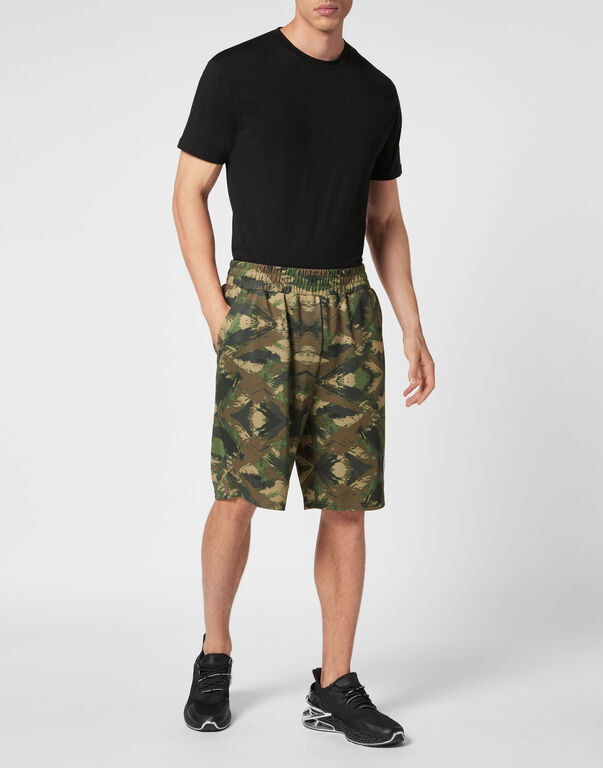 Plein Sport Jogging Shorts Camouflage Camouflage