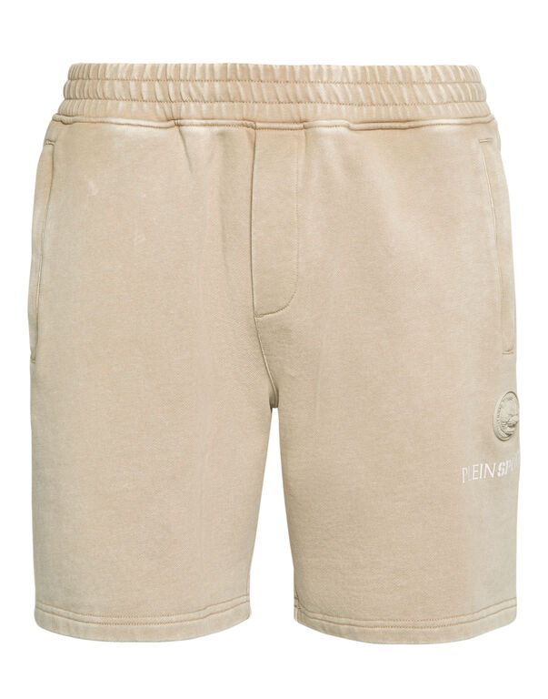 plein sport Jogging Shorts Cold Dye beige