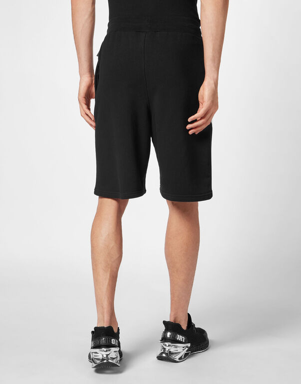 Plein Sport Jogging Shorts Scratch Black