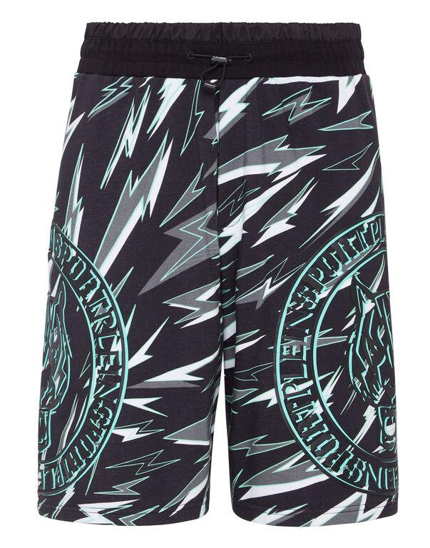 plein sport Jogging Shorts Tiger black/mint green